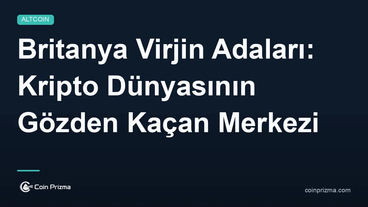 Britanya Virjin Adaları: Kripto Dünyasının Gözden Kaçan Merkezi