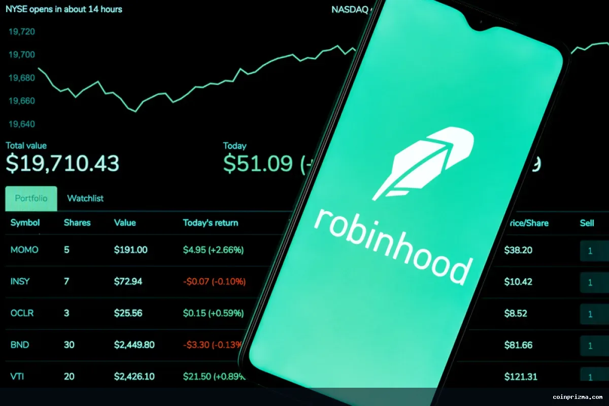 Robinhood'da Memecoin'lar, Tokenize Edilmiş Hisse Senetlerini Geride Bıraktı