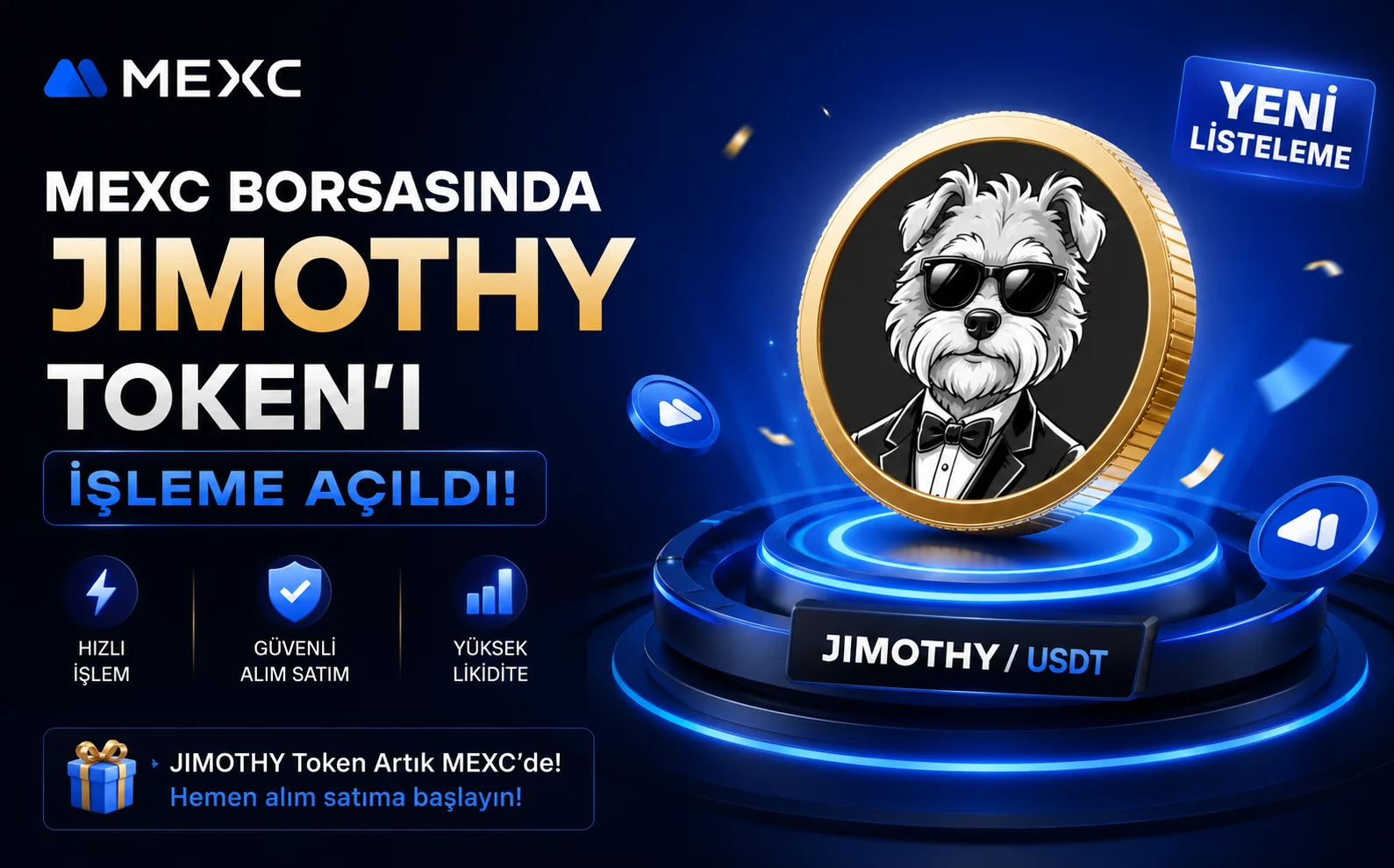 MEXC Borsasında JIMOTHY Token'ı İşleme Açıldı